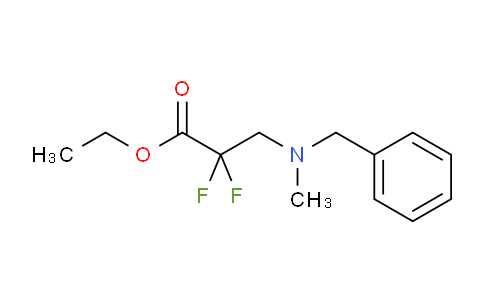 CAS No. 1346597-47-4, Ethyl 3-(benzyl(methyl)amino)-2,2-difluoropropanoate