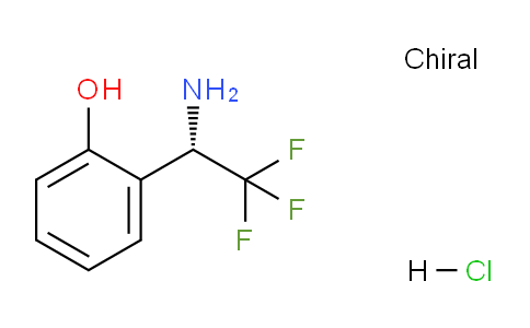 CAS No. 1394822-92-4, (S)-2-(1-Amino-2,2,2-trifluoroethyl)phenol hydrochloride