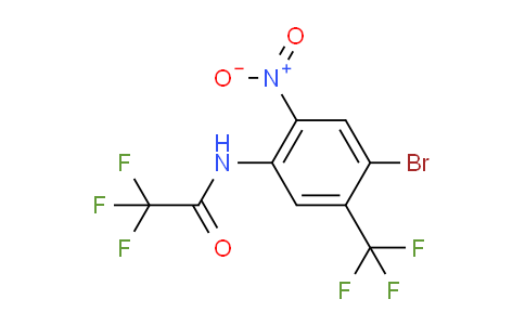 CAS No. 156425-51-3, N-[4-Bromo-2-nitro-5-(trifluoromethyl)phenyl]-2,2,2-trifluoroacetamide