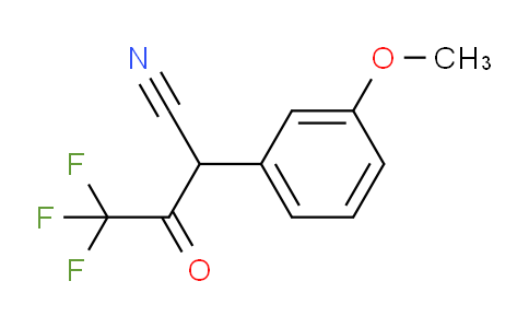 CAS No. 22102-04-1, 4,4,4-Trifluoro-2-(3-methoxy-phenyl)-3-oxo-butyronitrile
