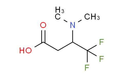 CAS No. 63907-37-9, 3-(dimethylamino)-4,4,4-trifluorobutanoic acid