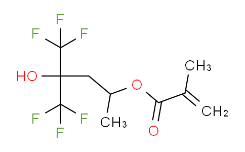 CAS No. 630414-85-6, 5,5,5-Trifluoro-4-hydroxy-4-(trifluoromethyl)pentan-2-yl methacrylate