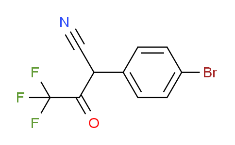 CAS No. 954238-43-8, 2-(4-Bromo-phenyl)-4,4,4-trifluoro-3-oxo-butyronitrile