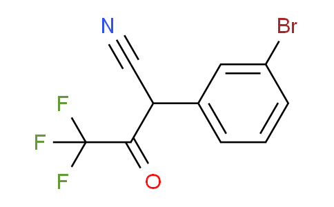 CAS No. 954238-40-5, 2-(3-Bromo-phenyl)-4,4,4-trifluoro-3-oxo-butyronitrile