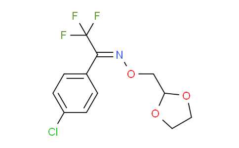 CAS No. 88485-37-4, (E)-1-(4-chlorophenyl)-2,2,2-trifluoroethan-1-one O-((1,3-dioxolan-2-yl)methyl) oxime