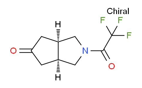 CAS No. 445389-16-2, (3aR,6aS)-2-(2,2,2-trifluoroacetyl)hexahydrocyclopenta[c]pyrrol-5(1H)-one