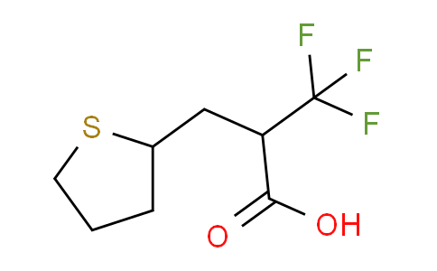 CAS No. 480438-83-3, 3,3,3-Trifluoro-2-((tetrahydrothiophen-2-yl)methyl)propanoic acid
