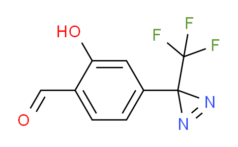 CAS No. 308085-25-8, 2-hydroxy-4-(3-(trifluoromethyl)-3H-diazirin-3-yl)benzaldehyde