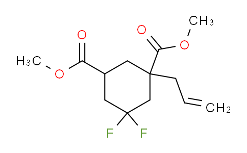CAS No. 1296114-58-3, dimethyl 1-allyl-5,5-difluorocyclohexane-1,3-dicarboxylate