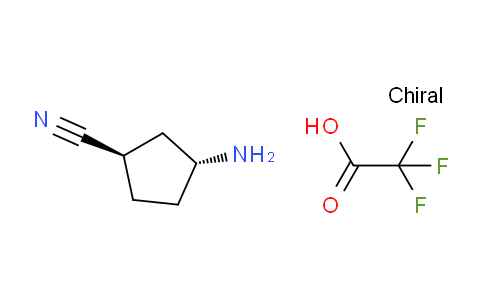 CAS No. 1426426-27-8, (1R,3R)-3-aminocyclopentane-1-carbonitrile 2,2,2-trifluoroacetate