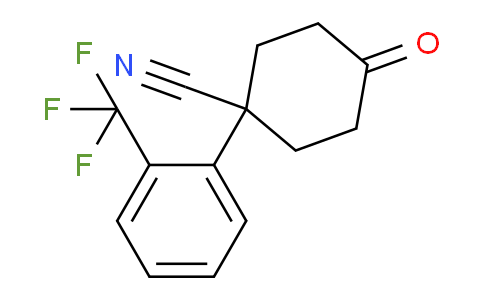 943326-34-9 | 4-oxo-1-(2-(trifluoromethyl)phenyl)cyclohexane-1-carbonitrile