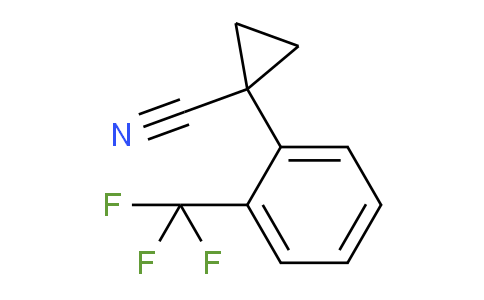 CAS No. 124276-63-7, 1-(2-(trifluoromethyl)phenyl)cyclopropane-1-carbonitrile