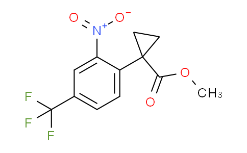 CAS No. 951885-67-9, Methyl 1-(2-nitro-4-(trifluoromethyl)phenyl)cyclopropanecarboxylate
