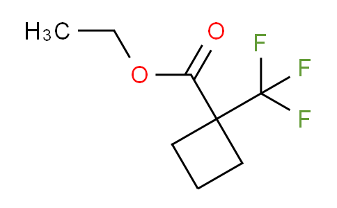 CAS No. 1040683-08-6, 1-(Trifluoromethyl)cyclobutanecarboxylic acidethyl ester