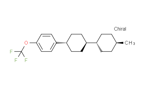 CAS No. 281680-32-8, (trans,trans)-4-Methyl-4'-(4-(trifluoromethoxy)phenyl)-1,1'-bi(cyclohexane)