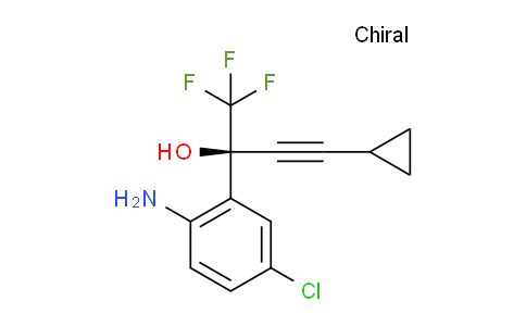 CAS No. 209414-27-7, (R)-2-(2-Amino-5-chloro-phenyl)-4-cyclopropyl-1,1,1-trifluoro-but-3-yn-2-ol