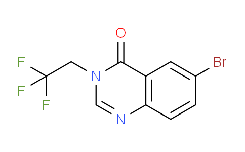 CAS No. 1135283-30-5, 6-Bromo-3-(2,2,2-trifluoroethyl)quinazolin-4(3H)-one