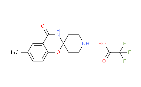 CAS No. 1204346-47-3, 6-Methylspiro[benzo[e][1,3]oxazine-2,4'-piperidin]-4(3H)-one 2,2,2-trifluoroacetate
