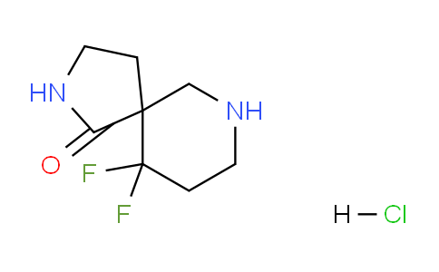CAS No. 1228631-43-3, 10,10-Difluoro-2,7-diazaspiro[4.5]decan-1-one hydrochloride