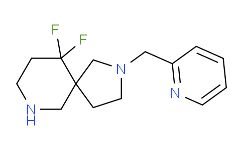 CAS No. 1422063-44-2, 10,10-Difluoro-2-(pyridin-2-ylmethyl)-2,7-diazaspiro[4.5]decane