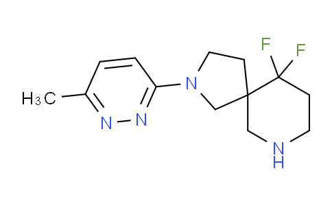CAS No. 1422134-74-4, 10,10-Difluoro-2-(6-methylpyridazin-3-yl)-2,7-diazaspiro[4.5]decane
