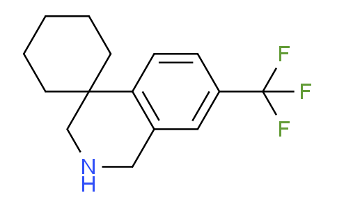 CAS No. 1425335-36-9, 7'-(Trifluoromethyl)-2',3'-dihydro-1'H-spiro[cyclohexane-1,4'-isoquinoline]