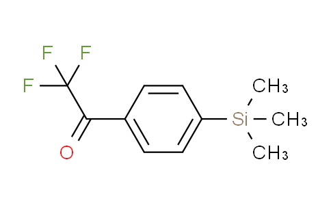 CAS No. 174300-23-3, 2,2,2-Trifluoro-1-(4-(trimethylsilyl)phenyl)ethanone