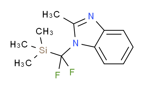 CAS No. 341529-09-7, 1-(Difluoro(trimethylsilyl)methyl)-2-methyl-1H-benzo[d]imidazole