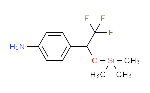 CAS No. 876727-98-9, 4-(2,2,2-Trifluoro-1-((trimethylsilyl)oxy)ethyl)aniline