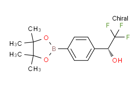 CAS No. 887781-87-5, (R)-2,2,2-Trifluoro-1-(4-(4,4,5,5-tetramethyl-1,3,2-dioxaborolan-2-yl)phenyl)ethanol