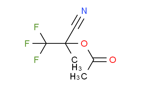 CAS No. 4588-51-6, 2-cyano-1,1,1-trifluoropropan-2-yl acetate