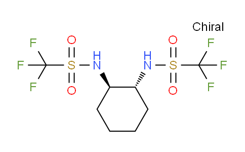 CAS No. 122833-60-7, N,N'-((1R,2R)-cyclohexane-1,2-diyl)bis(1,1,1-trifluoromethanesulfonamide)
