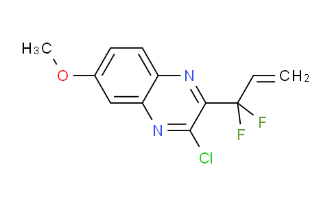 CAS No. 1535210-94-6, 3-Chloro-2-(1,1-difluoroallyl)-6-methoxyquinoxaline