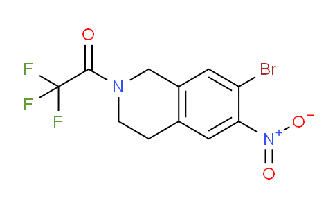 CAS No. 912846-87-8, 1-(7-Bromo-6-nitro-3,4-dihydroisoquinolin-2(1H)-yl)-2,2,2-trifluoroethanone