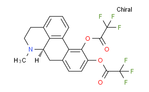 CAS No. 76144-44-0, (R)-6-Methyl-5,6,6a,7-tetrahydro-4H-dibenzo[de,g]quinoline-10,11-diyl bis(2,2,2-trifluoroacetate)