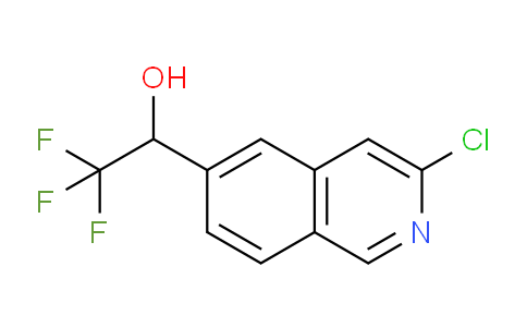 CAS No. 1509899-68-6, 1-(3-Chloroisoquinolin-6-yl)-2,2,2-trifluoroethanol