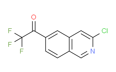 CAS No. 1509899-69-7, 1-(3-Chloroisoquinolin-6-yl)-2,2,2-trifluoroethanone