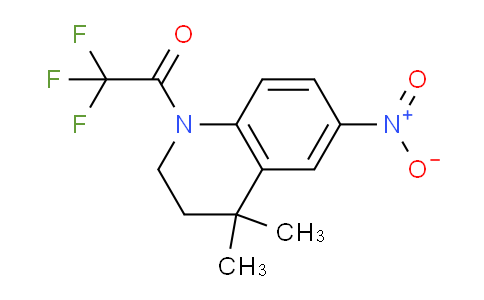 CAS No. 1627696-32-5, 1-(4,4-Dimethyl-6-nitro-3,4-dihydroquinolin-1(2H)-yl)-2,2,2-trifluoroethanone