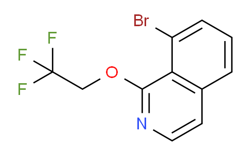 CAS No. 1956319-23-5, 8-Bromo-1-(2,2,2-trifluoroethoxy)isoquinoline