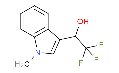 CAS No. 318-54-7, 2,2,2-Trifluoro-1-(1-methyl-1H-indol-3-yl)ethanol