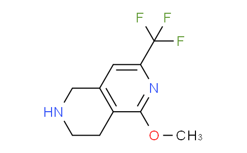 CAS No. 794461-83-9, 5-Methoxy-7-(trifluoromethyl)-1,2,3,4-tetrahydro-2,6-naphthyridine