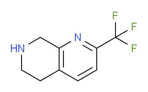 CAS No. 741737-13-3, 2-(Trifluoromethyl)-5,6,7,8-tetrahydro-1,7-naphthyridine