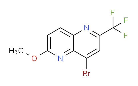 CAS No. 1565779-84-1, 4-Bromo-6-methoxy-2-(trifluoromethyl)-1,5-naphthyridine