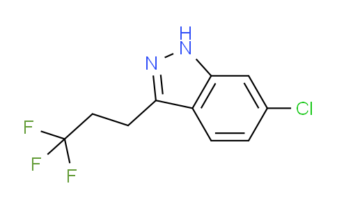 CAS No. 1956376-42-3, 6-Chloro-3-(3,3,3-trifluoropropyl)-1H-indazole