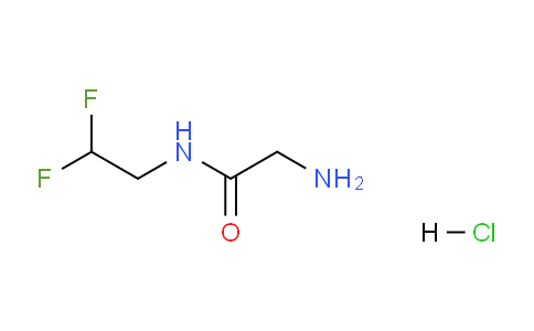 CAS No. 1414642-43-5, 2-Amino-N-(2,2-difluoroethyl)acetamide hydrochloride