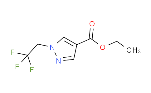 CAS No. 1103425-07-5, Ethyl 1-(2,2,2-trifluoroethyl)-1H-pyrazole-4-carboxylate