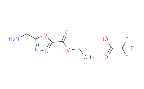CAS No. 1245807-94-6, Ethyl 5-(aminomethyl)-1,3,4-oxadiazole-2-carboxylate 2,2,2-trifluoroacetate