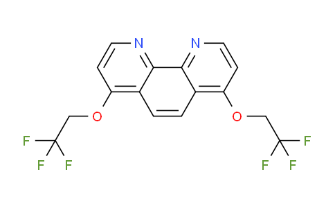 CAS No. 2007920-74-1, 4,7-Bis(2,2,2-trifluoroethoxy)-1,10-phenanthroline