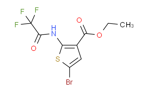 CAS No. 2044706-51-4, Ethyl 5-bromo-2-(2,2,2-trifluoroacetamido)thiophene-3-carboxylate
