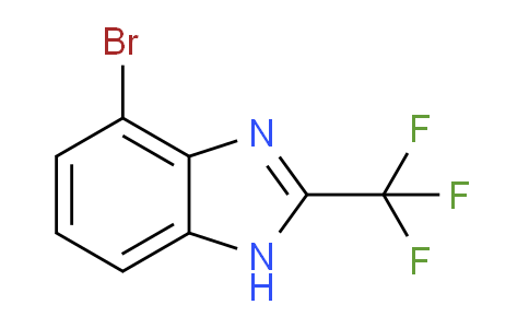 CAS No. 6587-23-1, 4-Bromo-2-(trifluoromethyl)-1H-benzo[d]imidazole